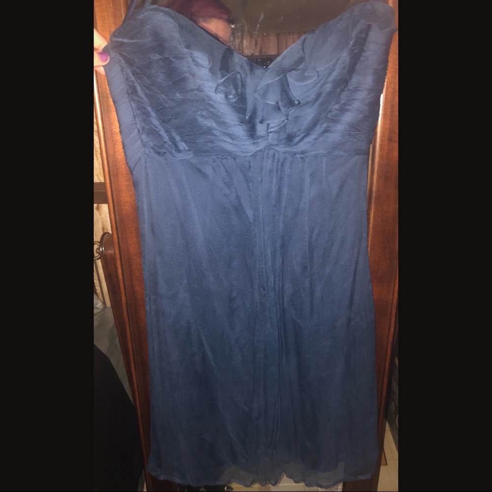 Blue cocktail dress